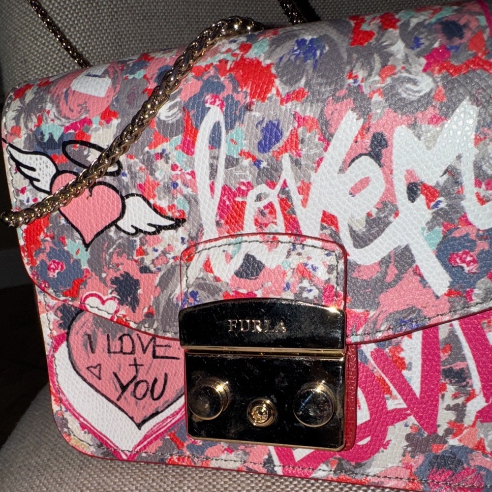 Furla Love Graffiti Crossbody Bag